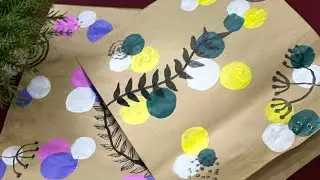 Fancy Paper bag/cute idea/acrylic craft/pranayakraftykorner/