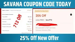 savana coupon code || savana coupon code 2025 || savana coupon new today