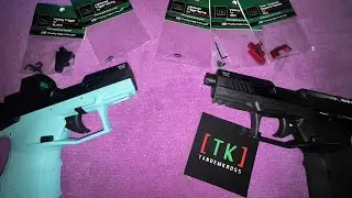 Tandemkross trigger, trigger spring,and extended mag release install for the TX22