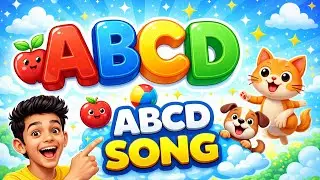ABCD Song for Kids 🎶 | Learn Alphabet with Fun & Music