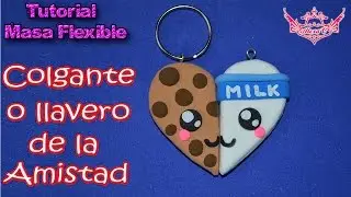 ♥ Tutorial: Colgante o Llavero de la Amistad de Masa Flexible ♥