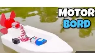 How to make an Electric Dc Motor Boat Using Thermocol