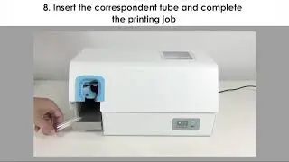 Godex GTL-100 Test Tube Print and Apply