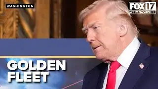 Trump touts construction of new Golden Fleet as tension builds in the Caribbean