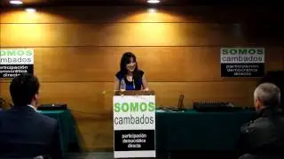 INTERVENCI&Oacute;N ESTHER PRESENTACION SOMOS CAMBADOS