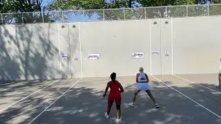 Bang Bang paddleball tournament- Semifinals Erika vs Liz 9.13.25