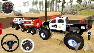Juegos De Carros - Police cars, Fire Truck, Ambulance Driving Xtreme Off-Road #1 - Android Gameplays