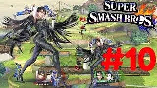BAYONETTA VERSUS BAYONETTA! - Super SMASH BROS with Corvamex and Portal Master Evan! (SSB #10)