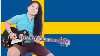 🇸🇪 Sweden National Anthem on Electric Guitar 🎸 by Filipino Guitarist | Global Anthem Guitarist 🌍
