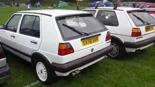 Volkswagen Golf MK2 OC National Meet Line up - Saturday 2013