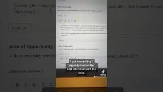 Использую Chat GPT для оценки производительности! #shorts #chatgpt