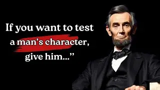 Abraham Lincoln &ndash; Life Lessons that are Really Worth Listening To