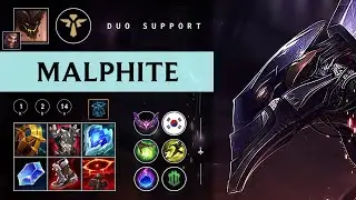 Malphite Support vs Maokai - KR Master Patch 26.01