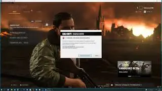 Call of Duty Vanguard БЕТА ОШИБКА error 0x1338(0x18B8)N