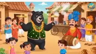 Kalu Madaari Aya | Bhalu, Choha, Hathi, Sher, Bandar | Hindi Kids Rhyme | 🐻🐭🐘🦁🐒