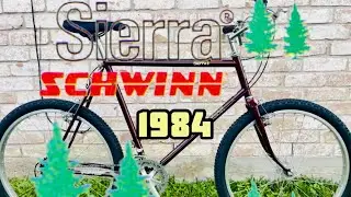 Vintage 1984 Schwinn Sierra Mountain Bike. Old School MTB Tuneup