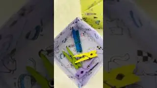 How to make cute Box ✨#shorts #art #papercraft #printedpaper #artmadebymm