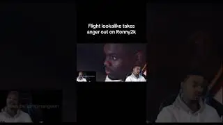 Flight lookalike takes anger out on ronny2k #basketball #flightreacts #2k25