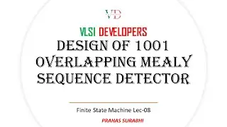 Design of 1001 Overlapping Mealy Sequence Detector || Finite State Machines Lec-08