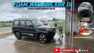 Scorpio Foam kar di| #scorpio #mh tractor video mayur katkar 