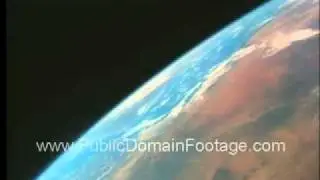 Earth View 1 NASA Public Domain Footage Archival Stock Footage PublicDomainFootage.com