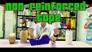 Fiber imbedded paper shipping tape,fast seal water activated tape,eco friendly gummed tape