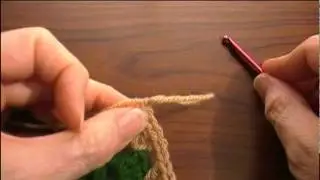 Crochet a Two Color Half- Granny triangle