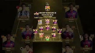 Barcelona's new squad with current rumours! #transfer #transfernews #barcelona
