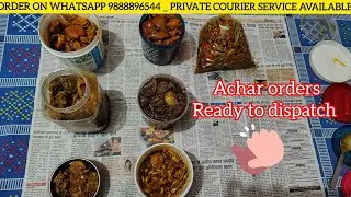 Achar orders || Ready to dispatch 😇🙏🫶@Viralclayseller0109