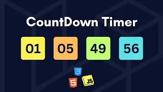 Easy JavaScript Countdown Timer Project | Bangla Tutorial