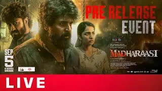 Madharaasi Pre-Release Event Live | Sivakarthikeyan | Anirudh | AR Murugadoss | Shreyas Media