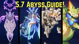 Abyss 5.7 Guide! - How 2 EASY Clear Abyss with Secret Source & Wayob #genshinimpact #hoyocreators