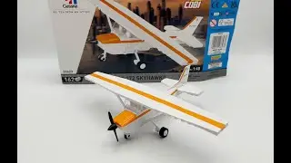 Cobi Cessna 172 Skyhawk 1:48 Scale COBI-26623 Unboxing and Assembly Showcase