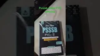 Punjab Pedia PSSSB PYQ Book Opening
