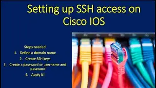 SSH Access on Cisco IOS