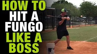 How To Hit A Fungo Like A Boss!  Baseball Coaching Tips  [How To Tuesday Ep.8]