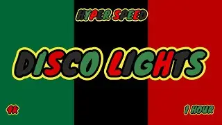 Color Changing Screen- Dark Green vs Black vs Dark Red [Disco Lights- Hyper Speed- 1 Hour].