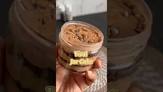 Viral Zepto Style Jar Cake Recipe | Fun & Easy Dessert!  #shorts #fyp #cake