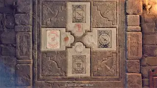 Resident Evil 4: Lithographic Stone Puzzle - Wall with Four Slots