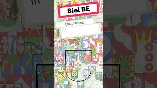 Spass mit Wappen - Biel BE #bielBE #wappen #gemeindewappen #heraldik #blasonierung #redendeswappen