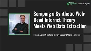 Scraping a Synthetic Web: Dead Internet Theory Meets Web Data Extraction