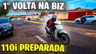 BIZ 110i PREPARADA 1° VOLTA NA RUA!