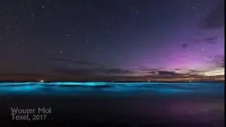 Noorderlicht en Zeevonk Timelapse - Texel, Netherlands