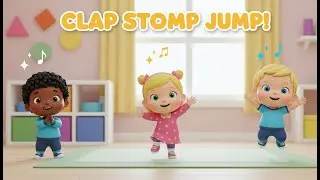 Clap Stomp Jump Song for Toddlers | Fun Action Song for Kids (Ages 1&ndash;3)