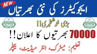 Educators Jobs 2021 in Punjab Latest News | New Jobs 2021 | Govt School Teacher Jobs 2021