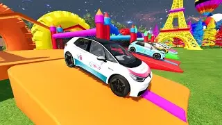 CARS with Colors | All Cars Transport With Urban Trucks In Fs22 | Farming Simulator 22