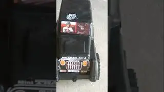 diy mini jeep for mahindra Thar 4x4 #diy #toys #minijeep #diycrafts #mahindra #shorts #shortfeed