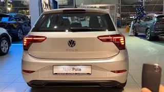 Volkswagen POLO Life 2022 - базовые светодиодные фонари и демонстрация базы DIGITAL COCKPIT
