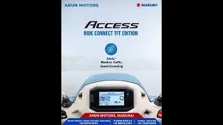New Suzuki Access with a Bluetooth-enabled TFT display ||  #arunmotors