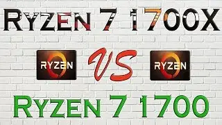 RYZEN 7 1700X vs Ryzen 7 1700 - BENCHMARKS / GAMING TESTS REVIEW AND COMPARISON / Ryzen vs Ryzen